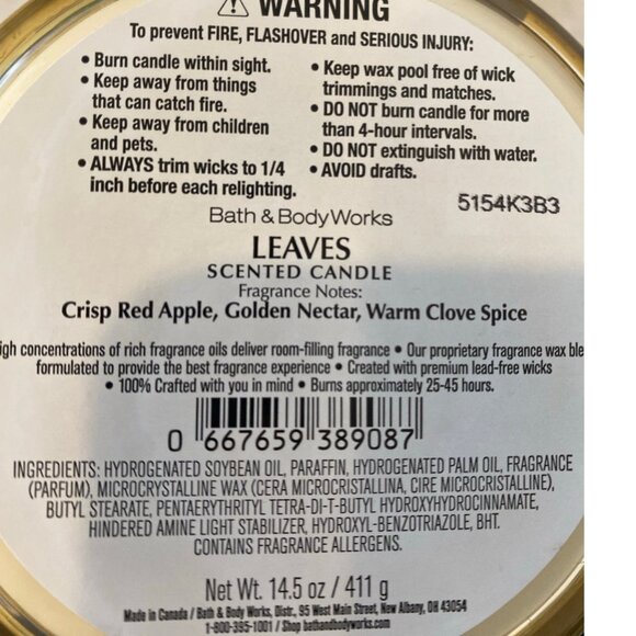 Bath & Body Works “Autumn” & “Leaves” Concentrated Room Sprays X 2 - Picture 6 of 7